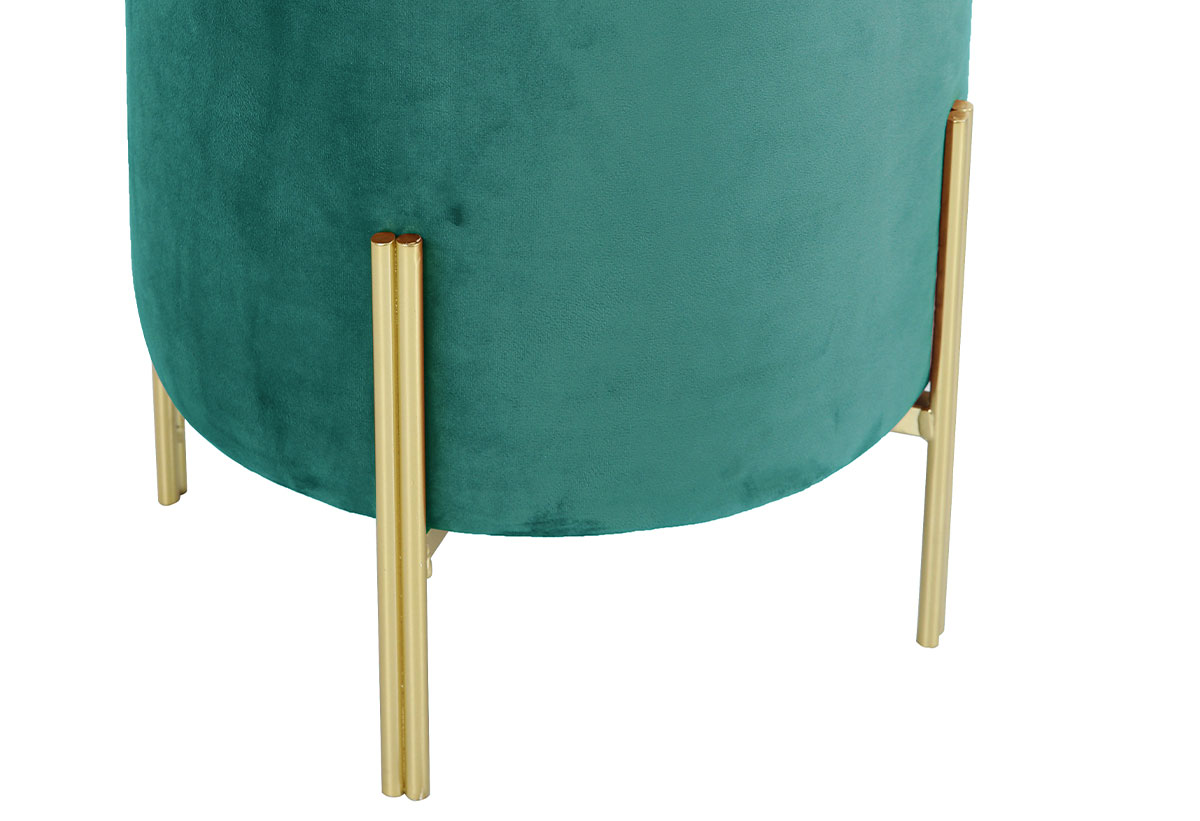 Το Πετρόλ σκαμπό Edge με χρυσά μεταλλικά πόδια